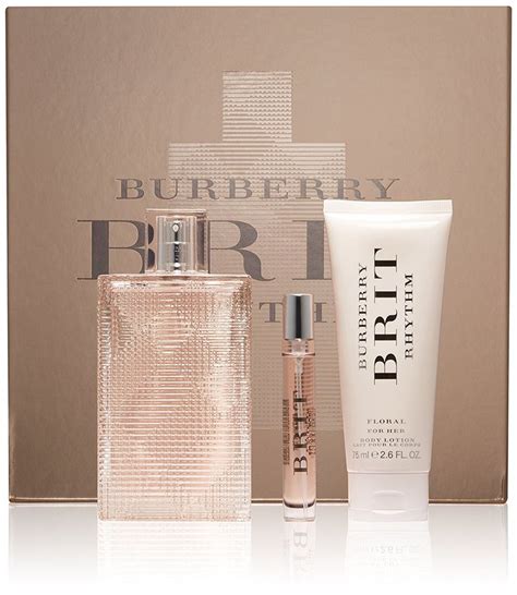 burberry brit rhythm for her gift set